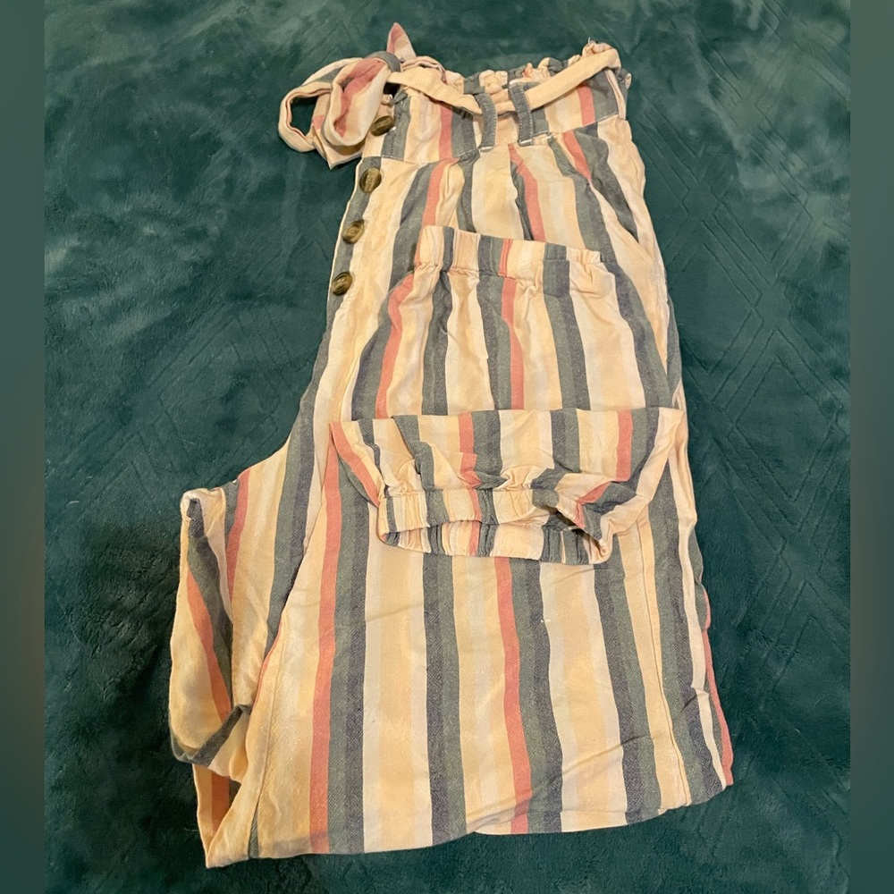 American Eagle Striped Balloon Pants